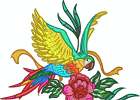 Stunning Parrots 009 7inch